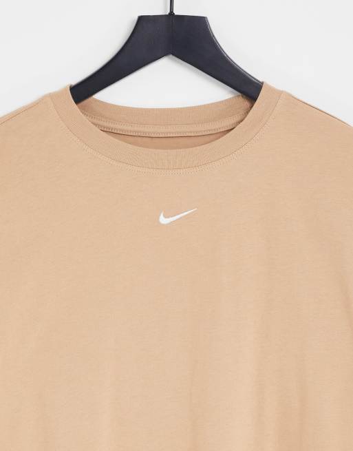 brown vintage nike shirt