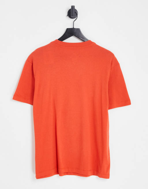 Nike blue tee shirt tshirt with orange check big size plus size