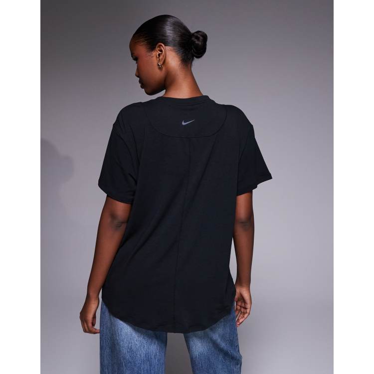Nike Essential oversized t-shirt in black ASOS - Main Image
