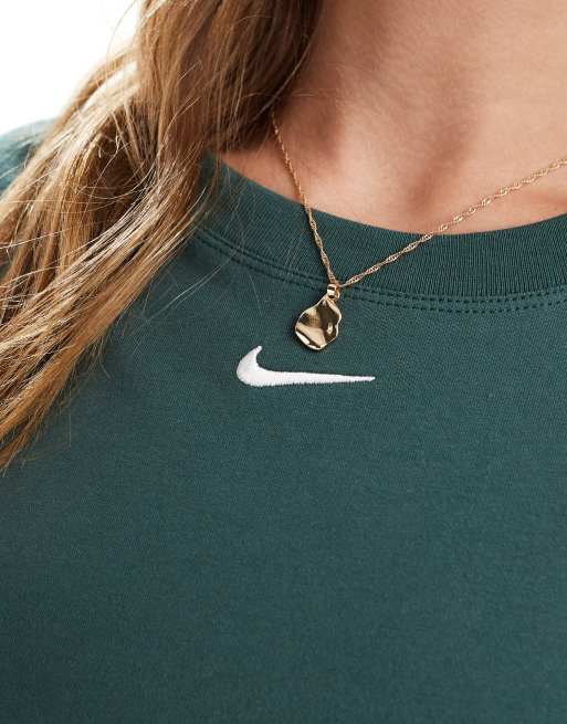 Nike Essential oversized t shirt in vintage green ASOS