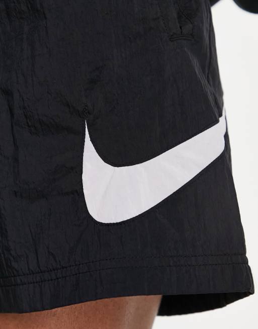 Nike Essential - Pantaloncini neri con logo grande, 3 di 4