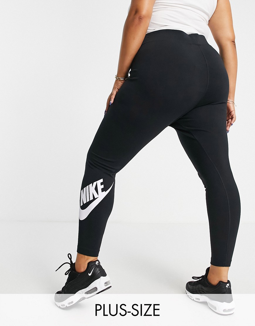 Shop Nike Essential Plus Leggings In Black