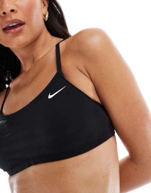 Nike Essential racerback bikini set in black