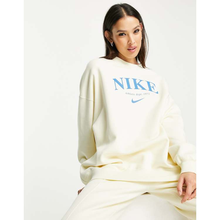 Nike vintage clearance crew sweatshirt women's