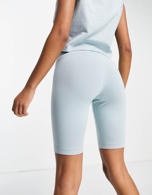 Nike - Essential Retro - Havblå leggingsshorts, 4 af 4