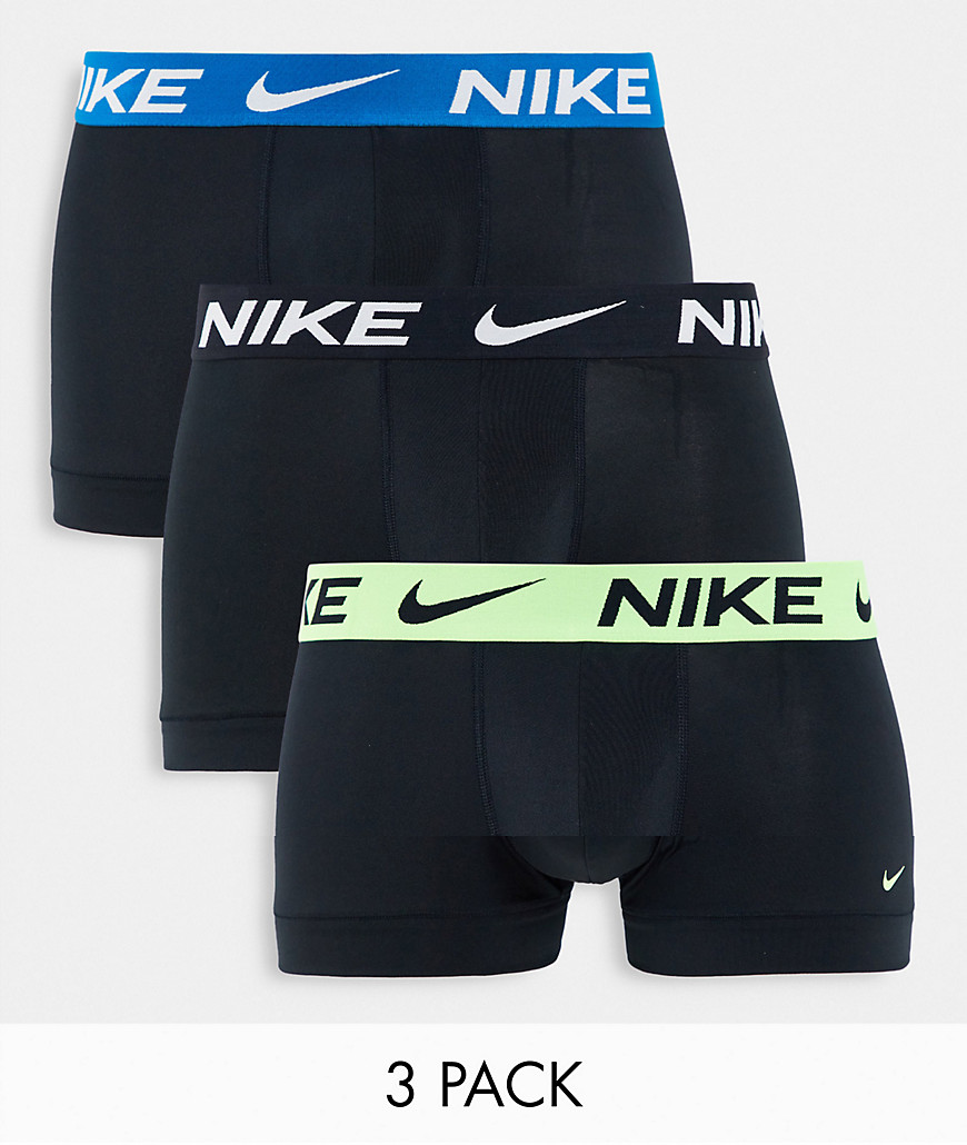 Nike - Essential - Set van 3 boxershorts van micro in zwart