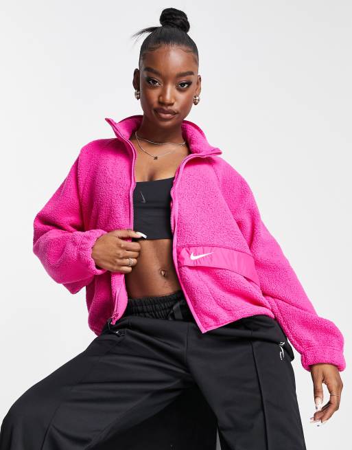 Pink full zip clearance anorak