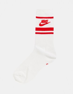 red and white nike socks