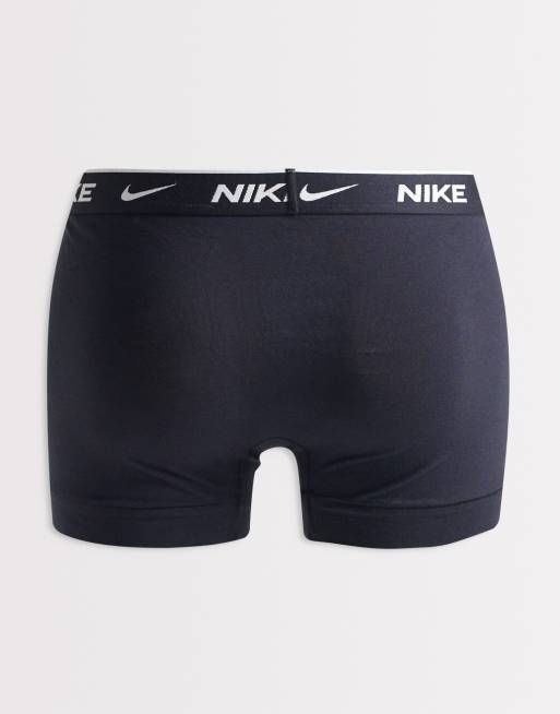 Nike – Essential – Svarta/grå/vita trunks i stretchig bomull, 3-pack, 2 av 3