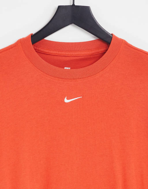 nike boyfriend t shirt orange