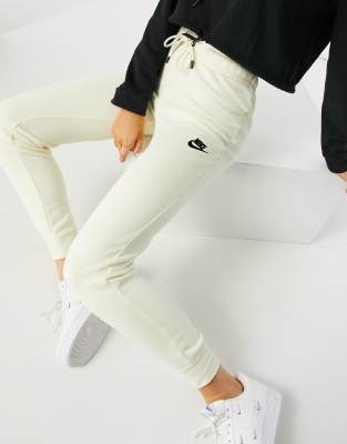 nike essential white joggers