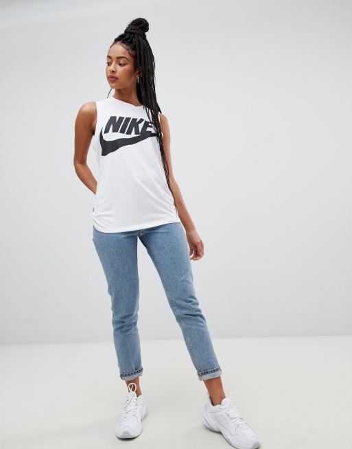Nike essential logo tank store
