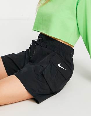 Nike Essential woven cargo shorts in black