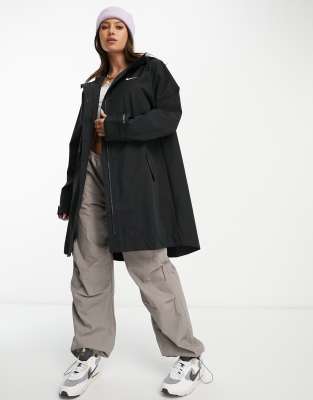 nike essential jacket black