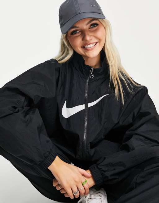 Nike woven long outlet jacket