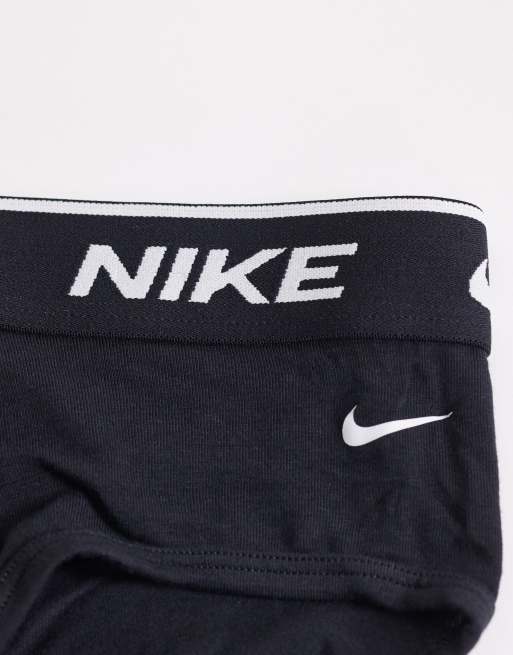 Nike – Essential – Zestaw 3 par czarnych slipów z bawełny ze stretchem, 3 z 3