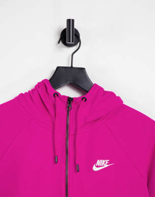 nike pink quarter zip