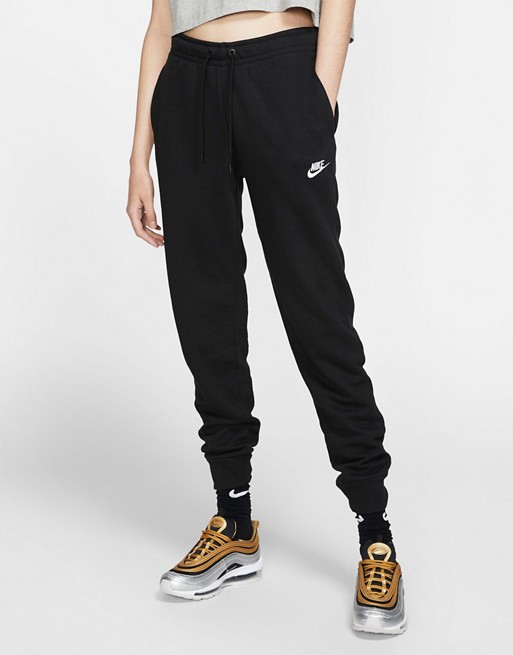 Nike Essentials Black Regular Sweatpants | ASOS