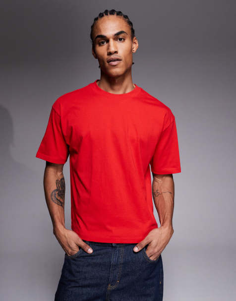 Nike Essentials boxy t-shirt in red - view 1