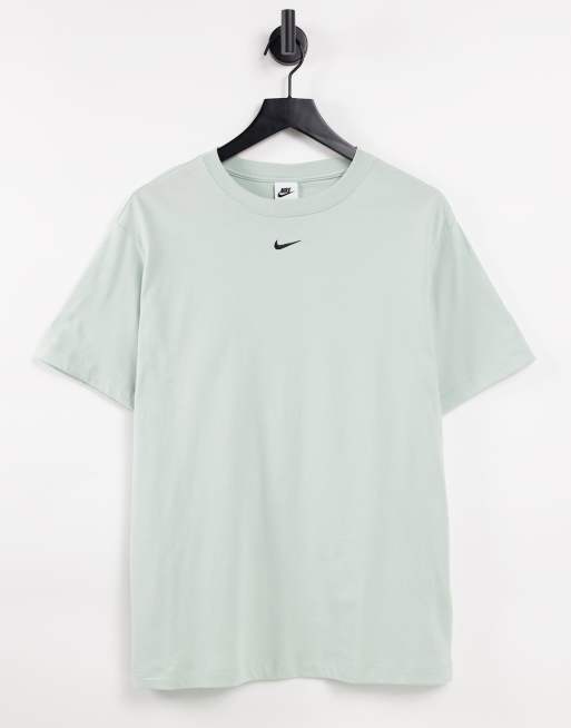 Nike Essentials boyfriend Tshirt in dusty green ASOS