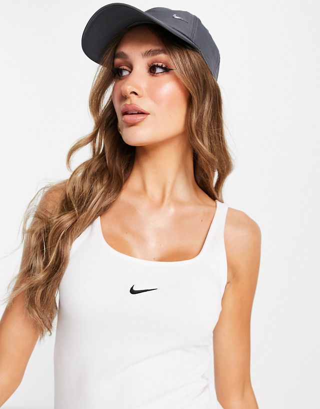 Nike Essentials cami top in white