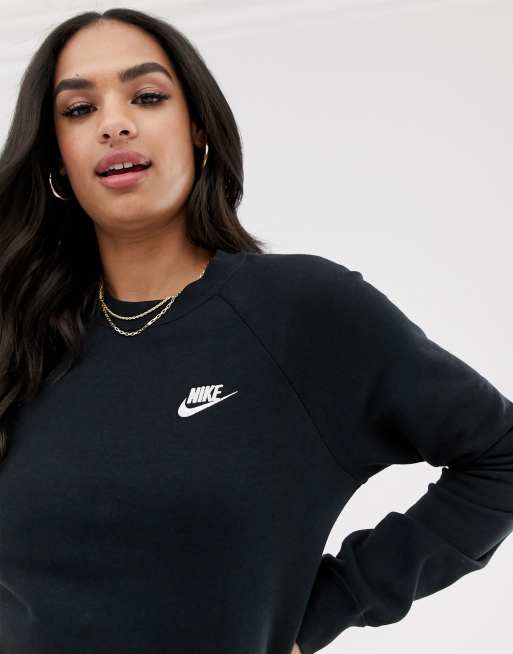 Crewneck nike black hot sale