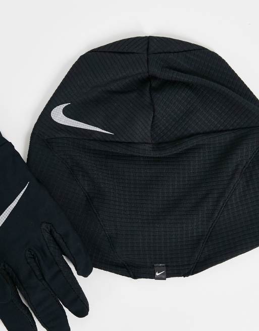 Nike Essentials Ensemble gants et bonnet homme Noir