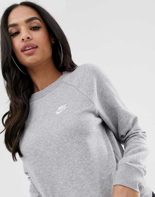 Grey Womens Nike Sweatshirt cnt non