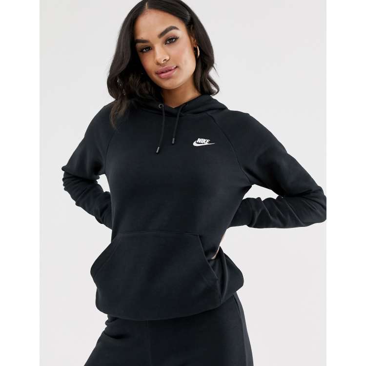 Nike Essentials Fleece hoodie in black