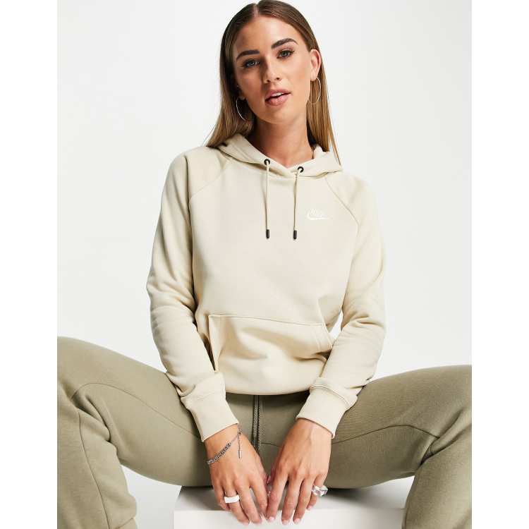 Nike Essentials Fleece hoodie in sand