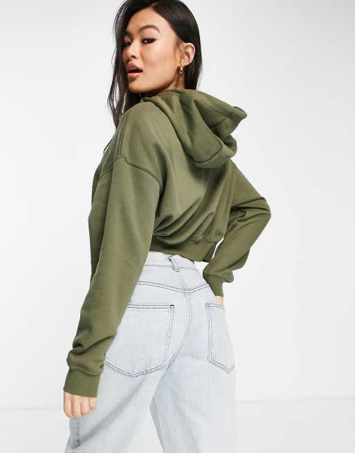 Olive green hotsell nike zip up