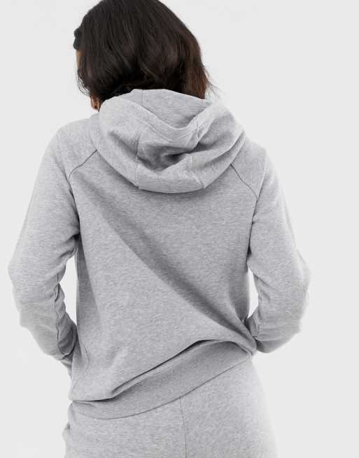 Nike grey hotsell essentials hoodie