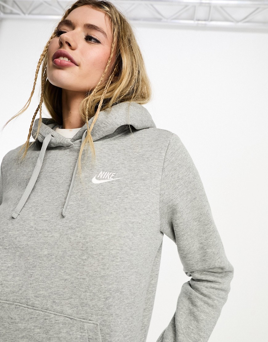 Shop Nike Essentials Hoodie In Gray