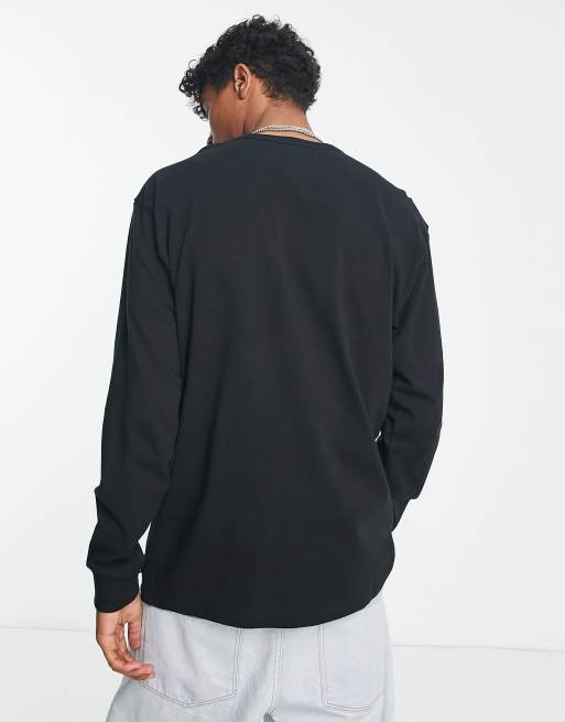 Nike Essentials long sleeve t-shirt in black