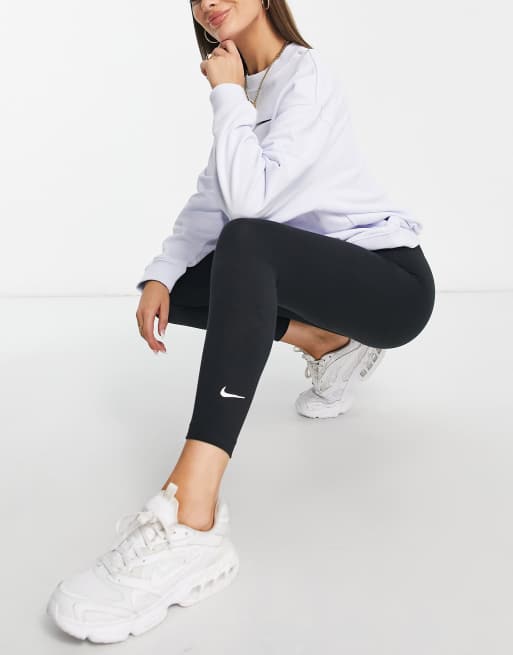 Nike Essentials mid rise leggings in black | ASOS