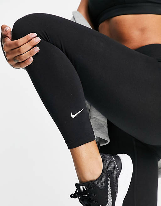 Nike Essentials mid rise leggings in black