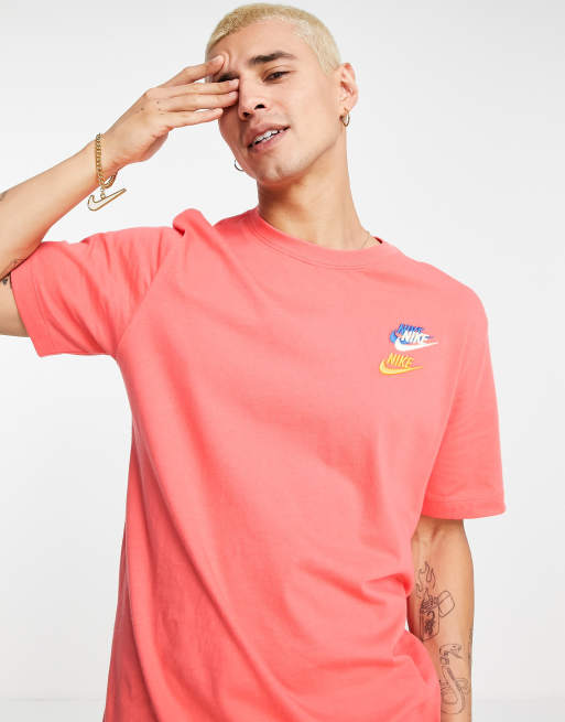 Coral nike store t shirt