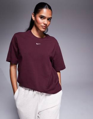 Nike Essentials Oversized T-shirt In Purple