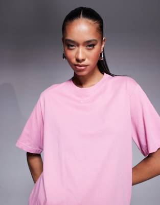 Essentials oversized T-shirt in pink