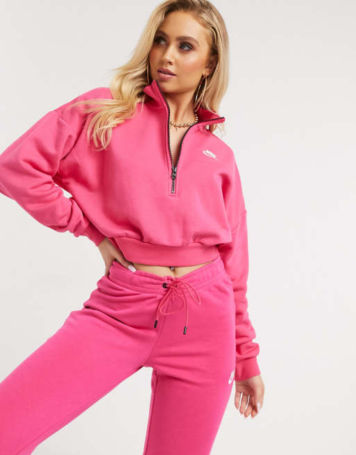 Mens nike hot sale pink tracksuit