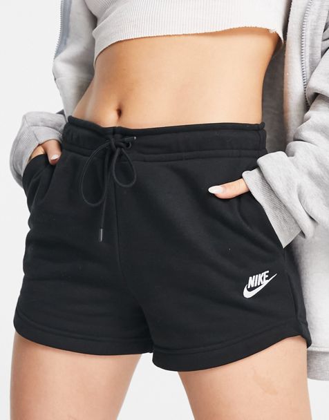 Nike mini swoosh legging short in black