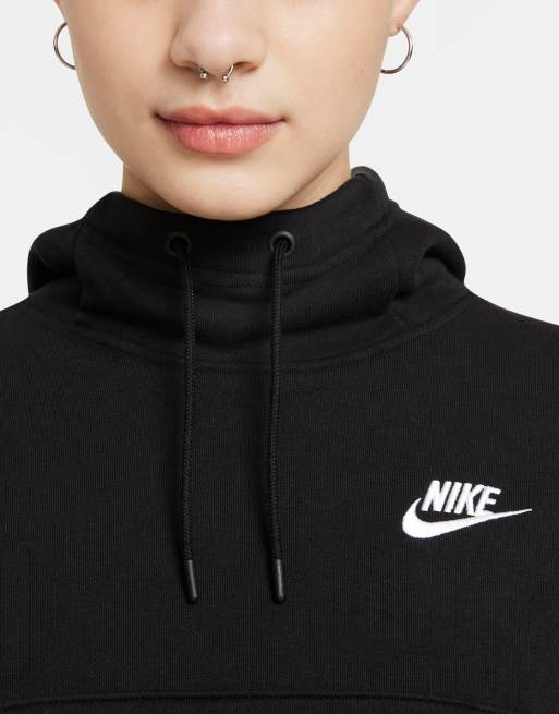 nike diagonal zip hoodie