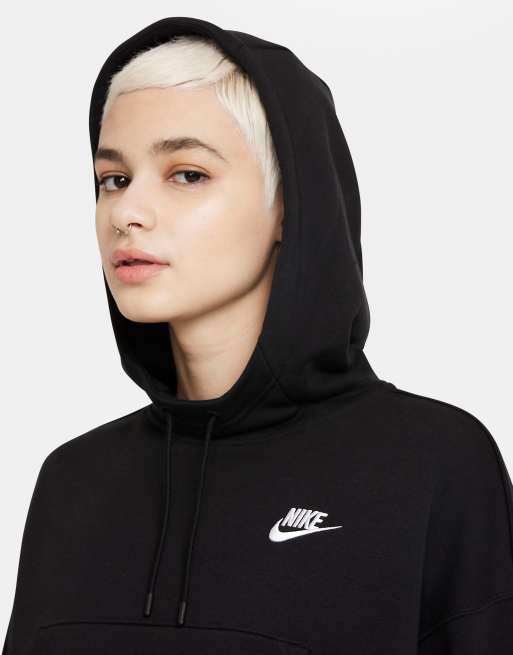 nike diagonal zip hoodie