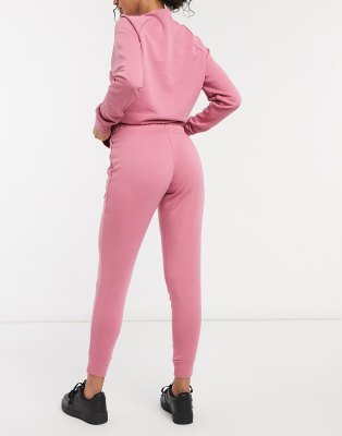 nike essentials pink slim joggers