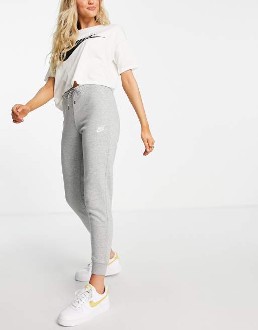 Grey joggers womens store nike