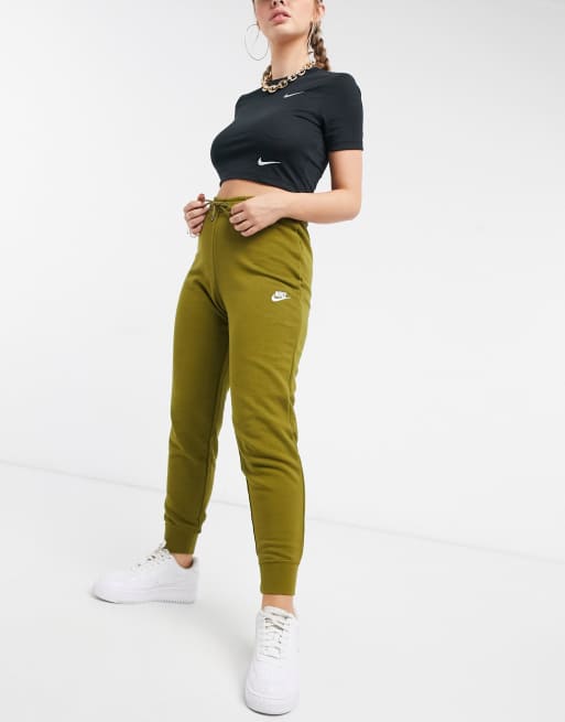 Khaki green hot sale nike tracksuit