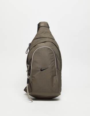 nike sling bag brown