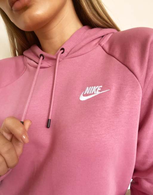 Nike Essentials Sweat capuche Vieux rose ASOS