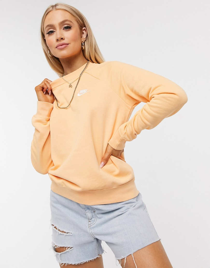 Nike - Essentials - Sweatshirt met ronde hals in oranje