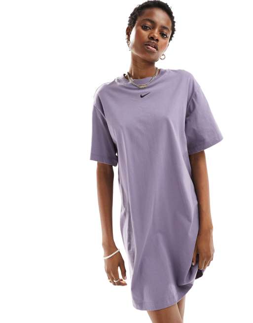 Nike logo t shirt dress best sale